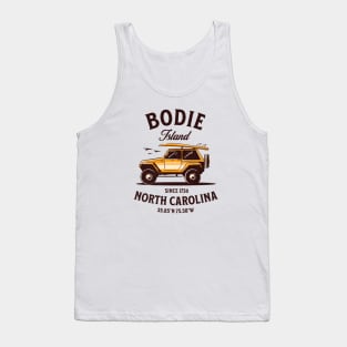 Bodie Island, NC Surfboard Vacationing Tank Top